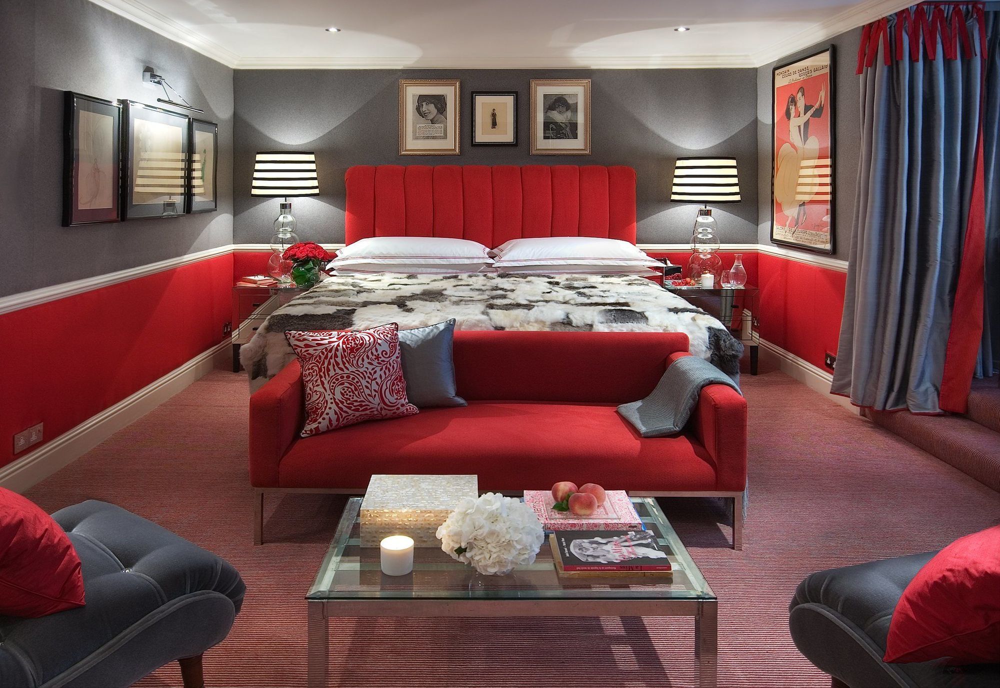 红色康乃馨肯辛顿里程碑酒店 伦敦 客房 照片